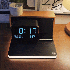7 in 1 Wireless Charging Station with LED Night Light
